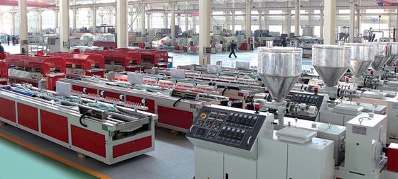 55kW Power Yuhao PVC Door Panel Extrusion Machine for SIEMENS Pvc Profile Production