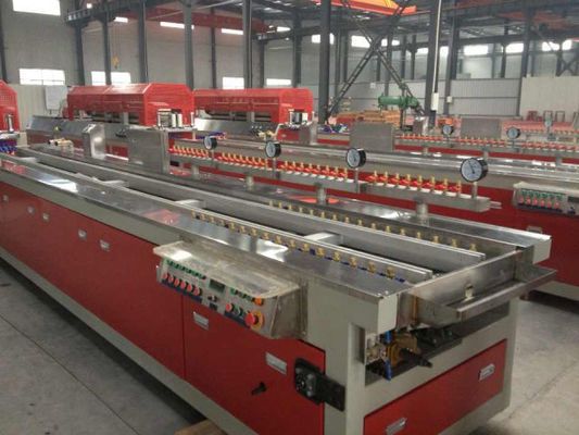 ABB Inverter PVC WPC Plastic Profile Making Machine for Window and Door