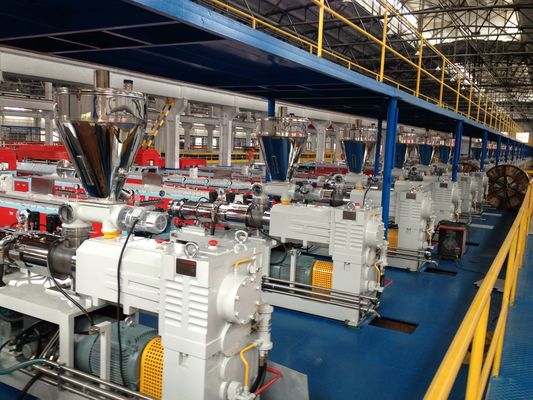 38CrMoALA Screw Material WPC PVC Wall Panel Profile Extrusion Machine Production Line