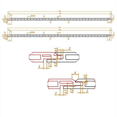 House Decoration Profile Wall Ceiling Panel Mould Including 1 Cavity and Calibrator