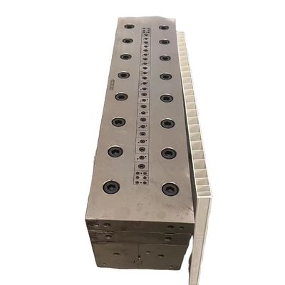 Silver PVC Plastic Extrusion Die / Calibrator / Moulding Head with 1 Mould Cavity