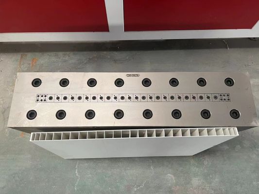 Silver PVC Plastic Extrusion Die / Calibrator / Moulding Head with 1 Mould Cavity