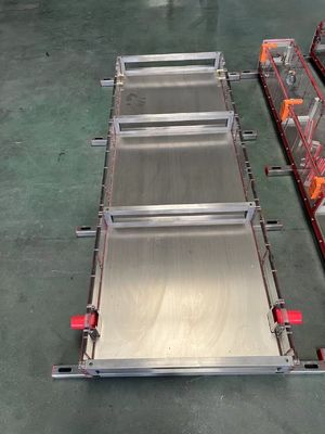 Silver PVC Plastic Extrusion Die / Calibrator / Moulding Head with 1 Mould Cavity