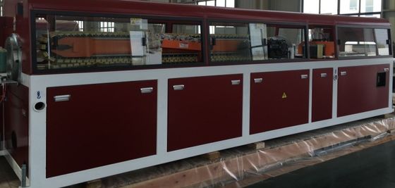 Double-screw Plastic PE WPC Decking Profile Making Machine for 150-200kg/h Capacity