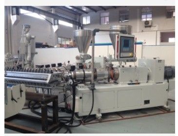 Conical Twin Screw PVC Glazed Roof Sheet Extruding Machine with ABB Inverte