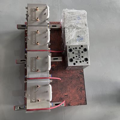 Customized Size UPVC Windows Frame Mould Extrusion Line with Electroplating Polishing