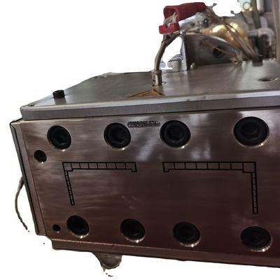 Two Cavities Silver Extrusion Die Mold for Shaping UPVC Door Frame and Silver Coating