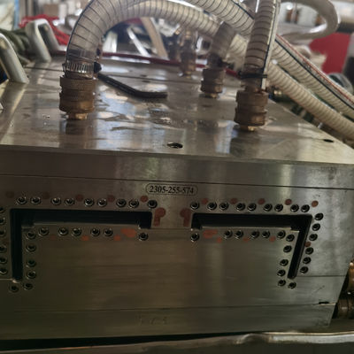 Two Cavities Silver Extrusion Die Mold for Shaping UPVC Door Frame and Silver Coating