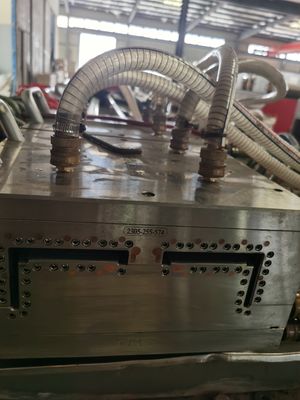 Two Cavities Silver Extrusion Die Mold for Shaping UPVC Door Frame and Silver Coating