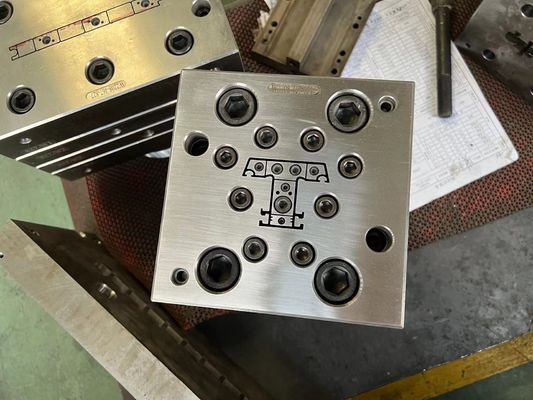 Silver PVC Extrusion Die / Mold Designed for AutoCAD and Precise Production