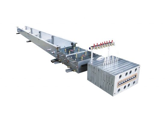 WPC PVC Pipe Extrusion Die Design Mould with Electroplating Polishing Surface Treatment