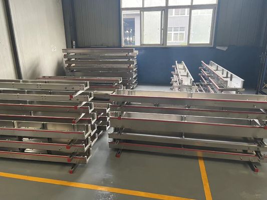 Extrusion Mould Shaping Durable WPC Wall Panel 219*26 PE Cladding with Silver Finish