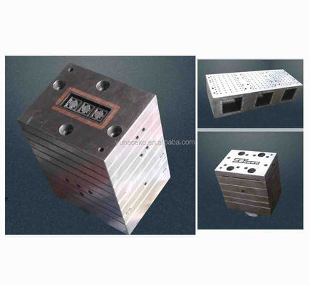 Electroplating Polishing WPC PVC Pipe Extrusion Die Design Mould for Silver Surface