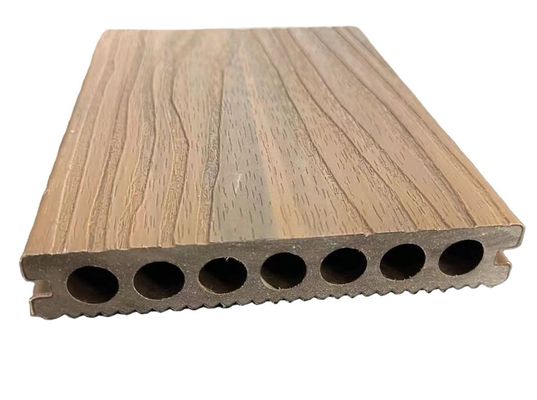 PE Material Wpc Wall Decorative Panel for Fireproof House Decoration Polished Surface