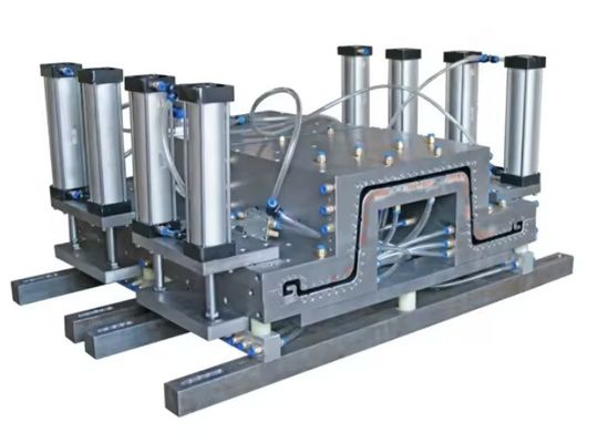Silver PVC Corrugated Hollow Roofing Extrusion Mould for Smooth Production Process