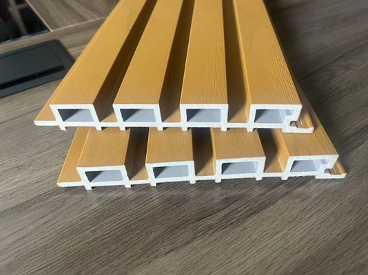 WPC Cladding Production Machine with 261*31mm Hollow Decking Mould and PE Material