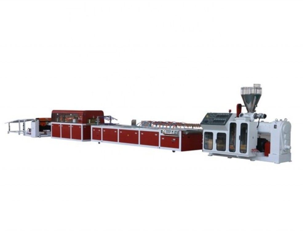 Advanced PVC WPC Plastic Profile Making Machine for Indoor Door Panel Manufacturing