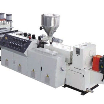 Customized 80/156 Conical Twin Screw Extruder for PVC/PE/PP Profile Extrusion at Best