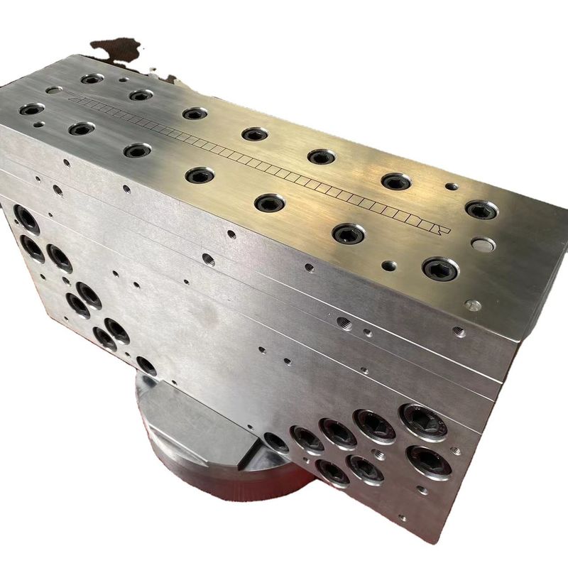 Co-Extrusion Wallboard Asa Pc Pe Upvc Profile Extrusion Die Mold Moulds in Silver PVC
