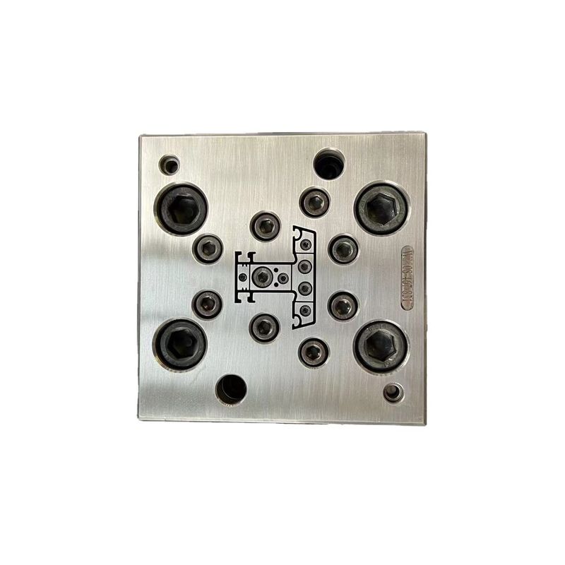 Silver PVC Extrusion Die / Mold Designed for AutoCAD and Precise Production