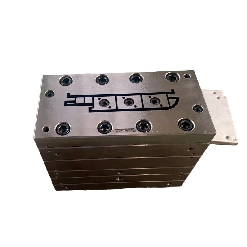 Silver WPC Door Frame Extrusion Die for AutoCAD Design Software and PVC-Wood Products