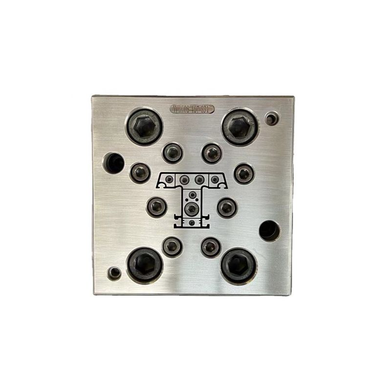 1 Cavity Die Head Household Product Mold for PVC Window and Door Profile Extrusion Machine
