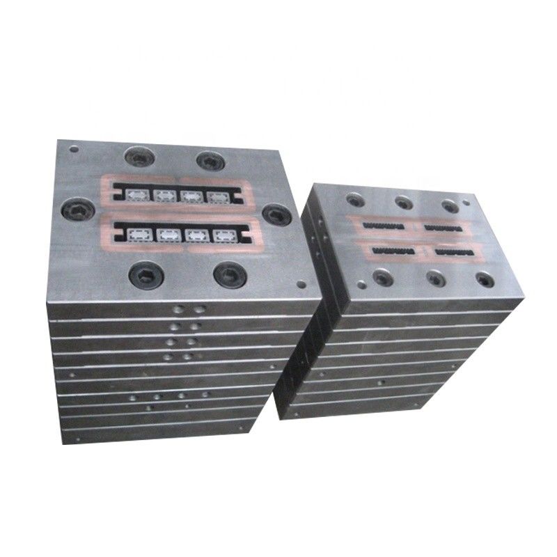 Extrusion Mould Shaping Durable WPC Wall Panel 219*26 PE Cladding with Silver Finish